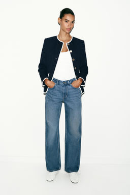 JEANS Z1975 STRAIGHT HIGH WAIST LONG LENGTH - Zara фото 37