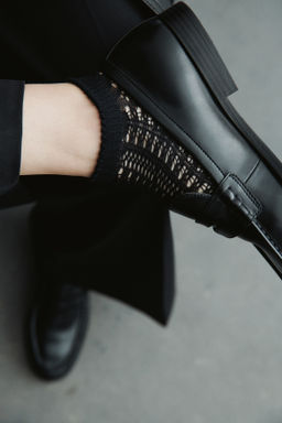 Calcetines tobilleros efecto crochet - H&m фото 4