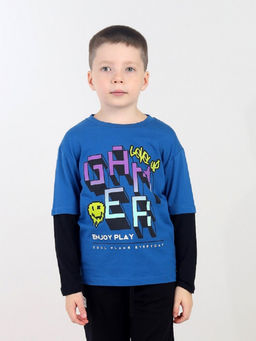 CRB wear / CWKB 63975-42-425 Джемпер для мальчика,синий
