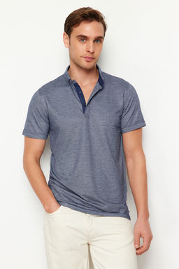 Lacivert Regular/Normal Kesim Polo Yaka T-shirt TMNSS24PO00034