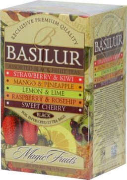 BASILUR. Волшебные фрукты. Ассорти карт.пачка, 25 пак.