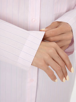 Рубашка женская розовая в полоску - Mark formelle фото 6