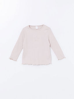 Bisiklet Yaka Basic K?z ?ocuk Ti??rt