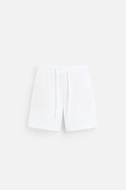 100% LINEN BERMUDA SHORTS - Zara фото 6