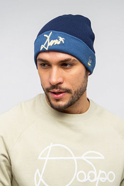 Шапка ЗАПОРОЖЕЦ Ditch Classic NAVY/DARK NAVY
