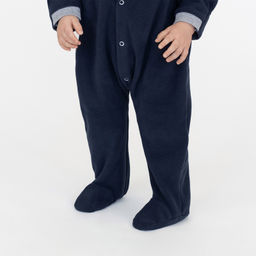 Комбинезон ясельный флисовый темносиний