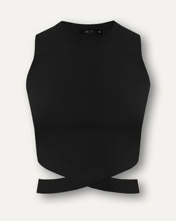 Укороченный топ без рукавов - Incity фото 14