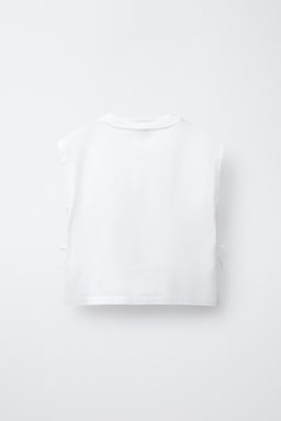 PRINTED T-SHIRT WITH BOWS - Zara фото 2