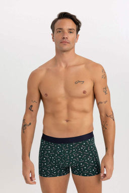 Новогодние боксеры-тройки стандартного кроя с тематикой Нового года - Defacto фото 5