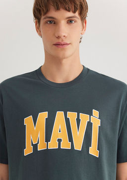 Mavi Logo Bask?l? Yesil Tisort  фото 6