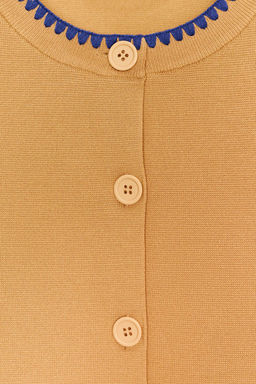 CARDIGAN WITH CONTRAST EMBROIDERY - Zara фото 4