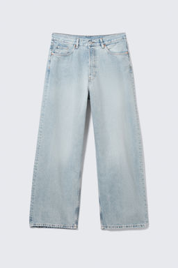 Vaqueros unisex de tiro medio y pernera baggy holgada Astro - H&m фото 14