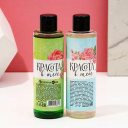 Подарочный набор «Время сиять», гель для душа и шампунь для волос, 2×200 мл, Чистое счастье