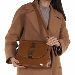 Сумка 2103-1Y yellow brown Polina&Eiterou