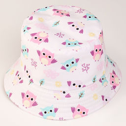 Панама детская «Совята», белая, р-р 48-50