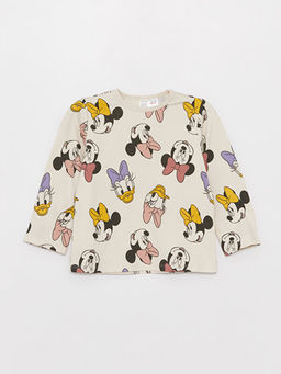 Bisiklet Yaka Minnie Mouse Bask?l? K?z Bebek Pijama Tak?m? - Waikiki фото 2