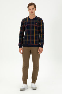 Мужской темно-синий свитшот - U.s. polo assn фото 4