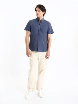 Regular Fit K?sa Kollu Erkek G?mlek