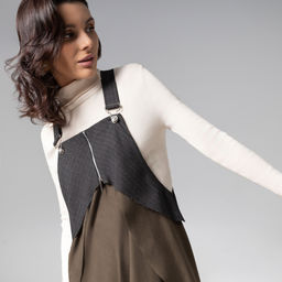 Сарафан из мягкой замши, Ушла красиво (dark green) - Charutti фото 3