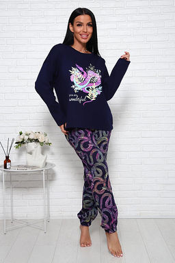 Костюм с брюками (01027. малиновый) - Плиона фото 2