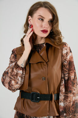 Жилет NIKVA н1026-1 шоколад