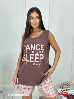 пижама ВЕЛИКАН женская с шортами - Bruno фото 2