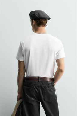 RELAXED FIT T-SHIRT WITH POCKET - Zara фото 3