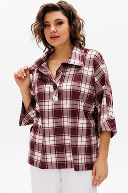 Блуза Michel Chic 788 бордо фото 5