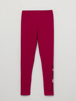 CRB wear/CWJG 70129-24-296 Брюки модель леггинсы для девочки, вишневый/Ex.Cherubino  фото 2