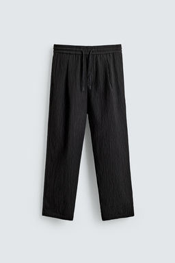 PANTAL?N RELAXED FIT RELIEVE / Gris oscuro - Zara фото 6