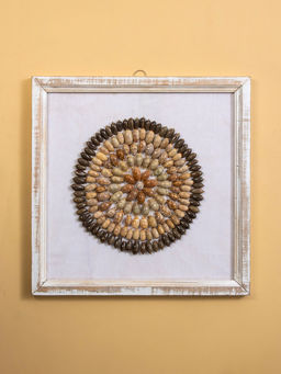 Панно «Композиция из ракушек», 45×3×45 см