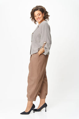 Костюм Michel Chic 1436/1 бежевый, клетка фото 3