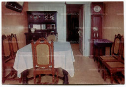 Открытка Москва  Кабинет и квартира В.И. Ленина в Кремле. Столовая.