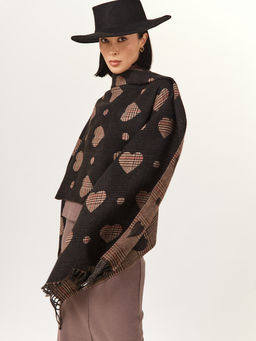 в составе ШЕРСТЬ  и КАШЕМИР Большой, мягкий, теплый  двусторонний палантин - Tantino фото 4