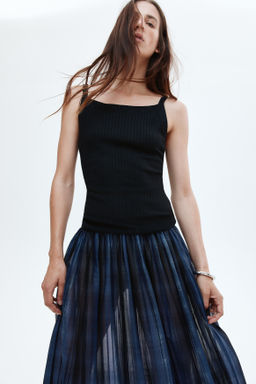 Maxifalda plisada - H&m фото 3