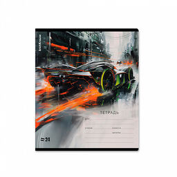 Цена за 10 шт. Тетрадь школьная ученическая ErichKrause Adrenaline Speed, 24 листа, линейка (в плёнке по 10 шт.)_MIX-PACK фото 6