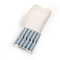 Нитки армированные 45ЛЛ 200 м цв.6302 бл.серый