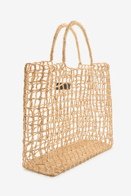 RAFFIA MAXI TOTE BAG LIMITED EDITION - Zara фото 3