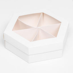 Цена за 5 шт. Менажница белая, 18,5 х 18,5 х 5,5 см - UPAK LAND фото 2