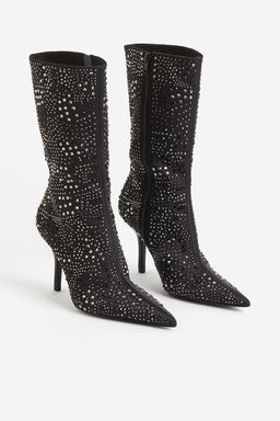 Botas de tacon con strass - H&m фото 2