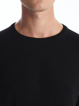 Bisiklet Yaka Erkek Triko Kazak