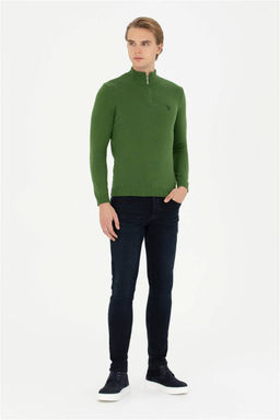 Мужской зеленый свитер - U.s. polo assn фото 4