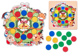 Мозаика Новогодний венок