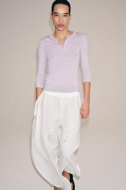 JERSEY PUNTO BOTONES / Lila claro