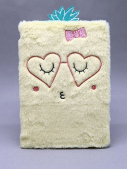 Блокнот плюшевый Pineapple кiss (21,5*14,5 см)