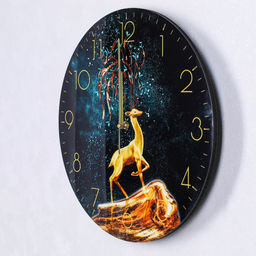 Часы настенные Золотая антилопа 36,6 см / TJX-014-MDF/2 /уп 10/Акция - Галеонтрейд фото 4