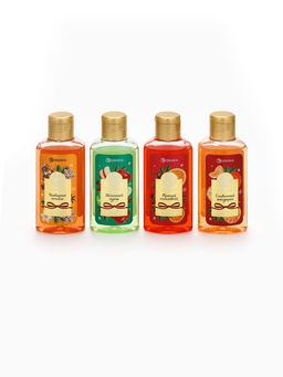 Цена за 2 шт. Гель для душа новогодний, аромат: сливочный мандарин, 100 мл, Ural Lab фото 8