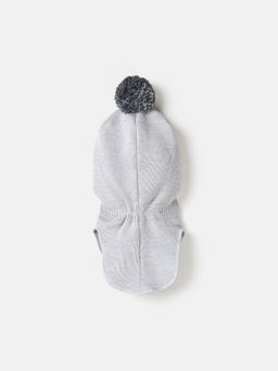 Шлем демисезонный из смесовой шерсти Жемчуг - Bungly фото 7