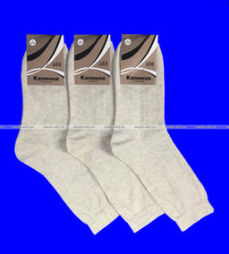 Цена за 10 пар. КАЛИНОВ носки мужские Смоленск лён арт. М-26