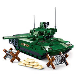 Конструктор Механо Sluban «Российский танк», радиоуправление, 995 деталей